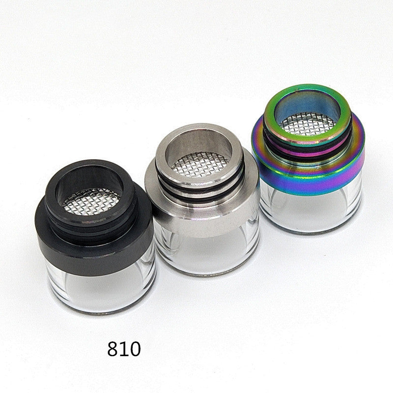 1PCS 810 Anti Frying Oil with Filter Screen Stainless steel + glass Multi Material Interface Straw Joint