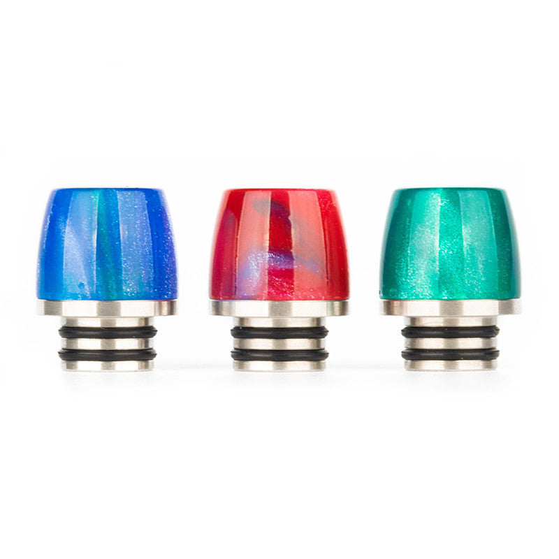 1PCS 510 Tip Stainless Steel + Resin Random Color Multi Material  Interface Straw Joint