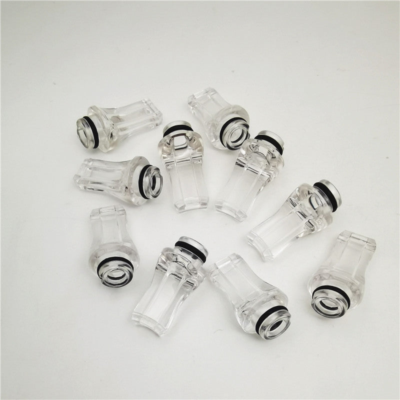 10PCS 510 Flat Mouth Plastic Acrylic Straw Joint