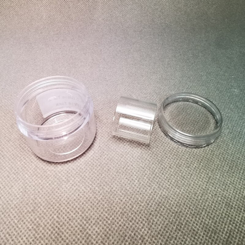 1PC FATUBE Straight Bubble Clear Rainbow Spare GLASS TUBE Cup ABCD Acrylic round box packaging