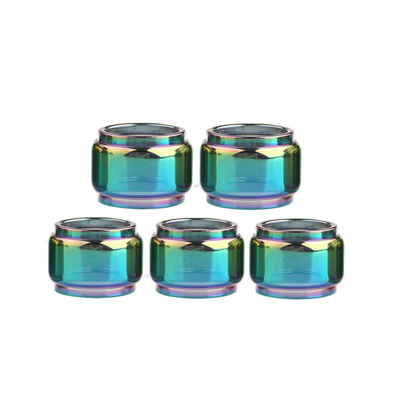 FATUBE 100pcs Bubble Straight Mini Glass TUBE White buffered cotton packaging GLASS CUP Drinkware