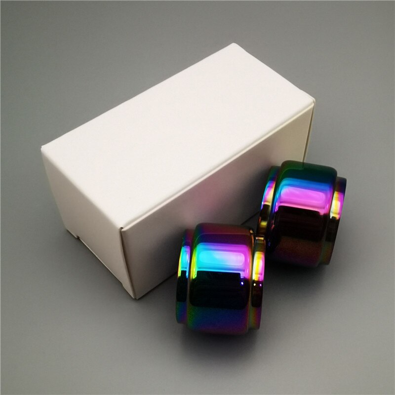 2PCS FATUBE Straight Bubble Clear Rainbow Spare GLASS TUBE Cup Independent Carton customized (model or size U need)ABCD