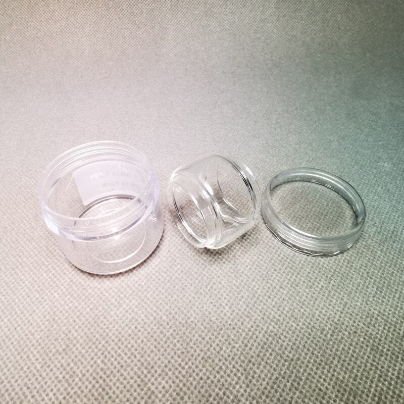 1PC FATUBE Straight Bubble Clear Rainbow Spare GLASS TUBE Cup ABCD Acrylic round box packaging