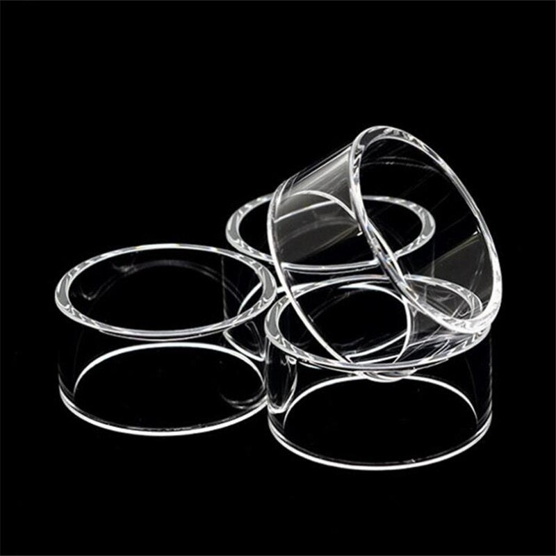 FATUBE 1 To 3 Quantities GLASS Tube Cups Tubular Glass Customization Remark Model or Size (OD ID T H) ABCD Mini Glass Cup
