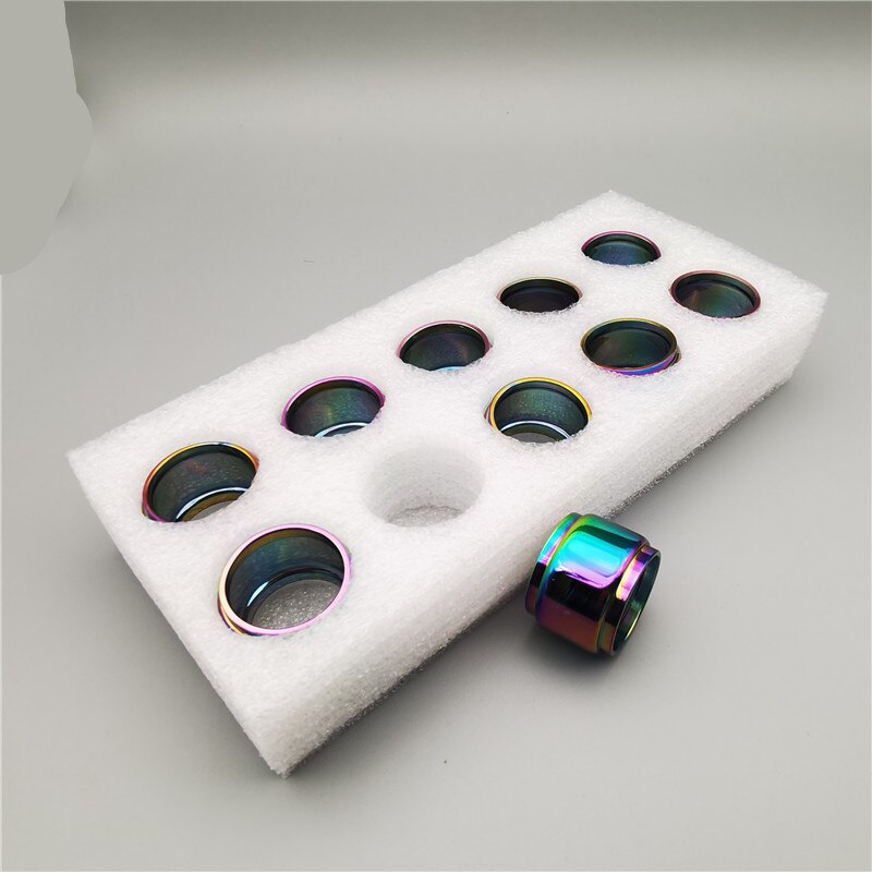 FATUBE 10pcs Bubble Straight Mini Glass TUBE White buffered cotton packaging GLASS CUP Drinkware