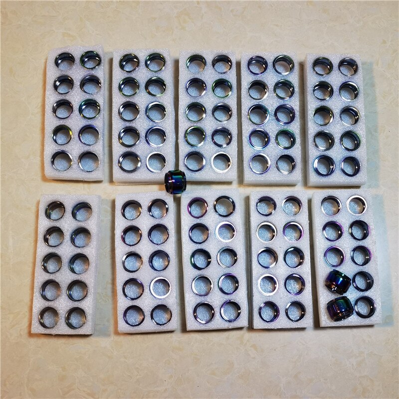 FATUBE 100pcs Bubble Straight Mini Glass TUBE White buffered cotton packaging GLASS CUP Drinkware