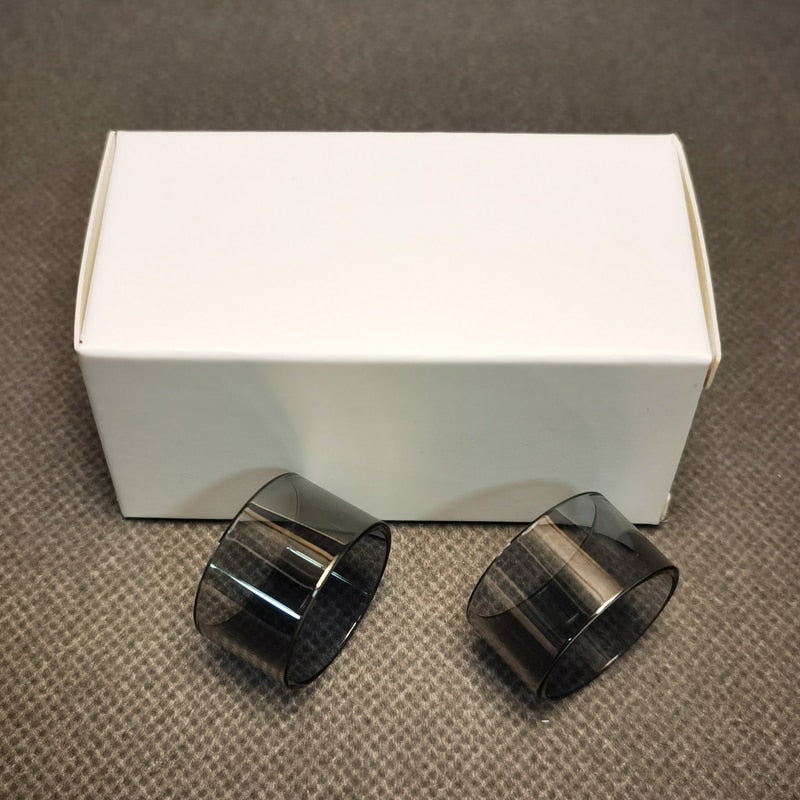 2PCS FATUBE Straight Bubble Clear Rainbow Spare GLASS TUBE Cup Independent Carton customized (model or size U need)ABCD