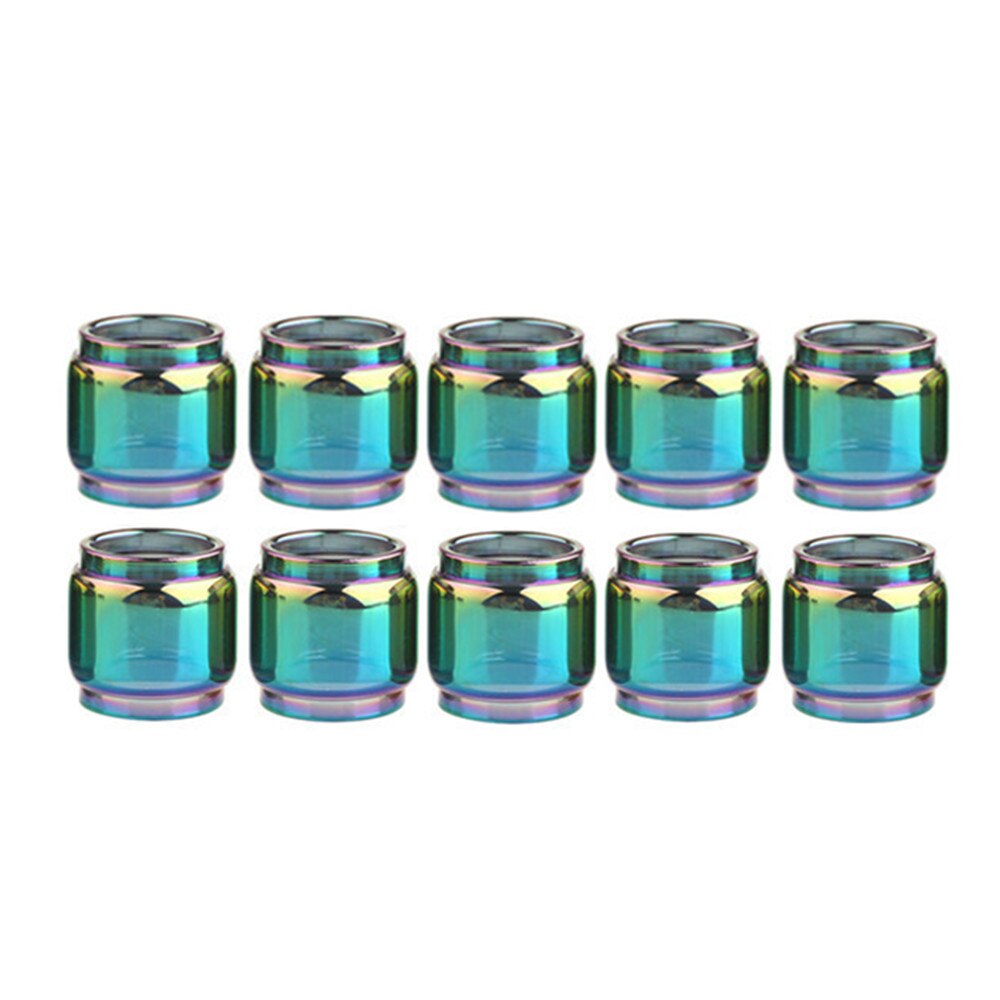 FATUBE 10pcs Bubble Straight Mini Glass TUBE White buffered cotton packaging GLASS CUP Drinkware