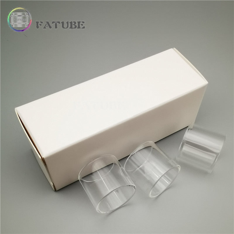 3PCS FATUBE Straight  Bubble Clear  Rainbow Spare GLASS TUBE Cup Independent Carton customized (model or size U need) ABCD