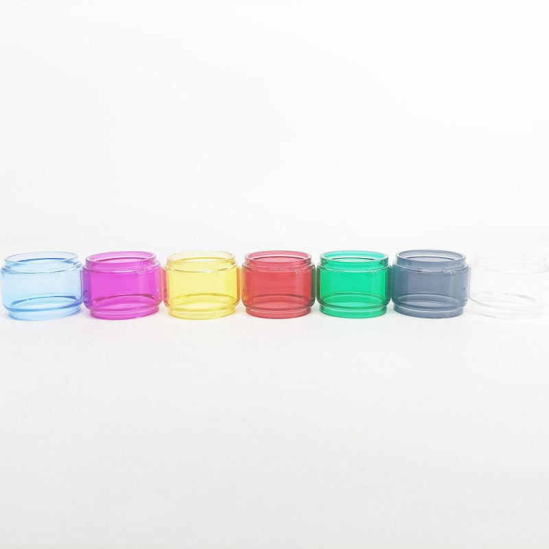 7Pcs Bulb Fatboy BUBBLE GLASS TUBE Inside Diameter ID21,ID22,ID23,ID25mm Colored