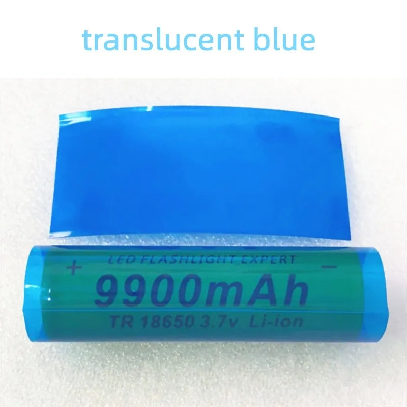 Straw Joint 100Pcs/Pack Flattened Width 42MM 26650 Lithium Battery PVC Heat-shrinkable Sleeve Skin Shrink Film