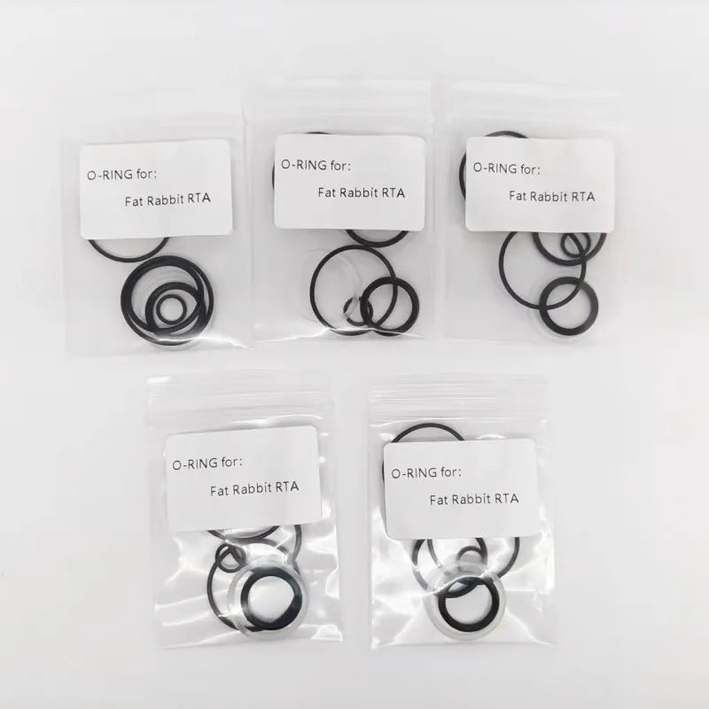 Straw Joint Rubber Sillicone Seal O-Ring for Dead Rabbit V1 V2 / V3 / Fat Rabbit RTA / Solo Accessories Black 1Pack