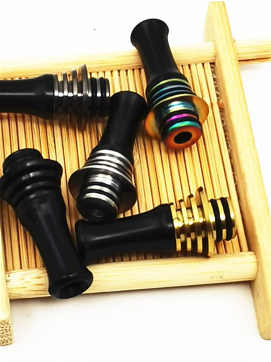1PCS 510 Stainless Steel + POM Multi Material Interface Straw Joint