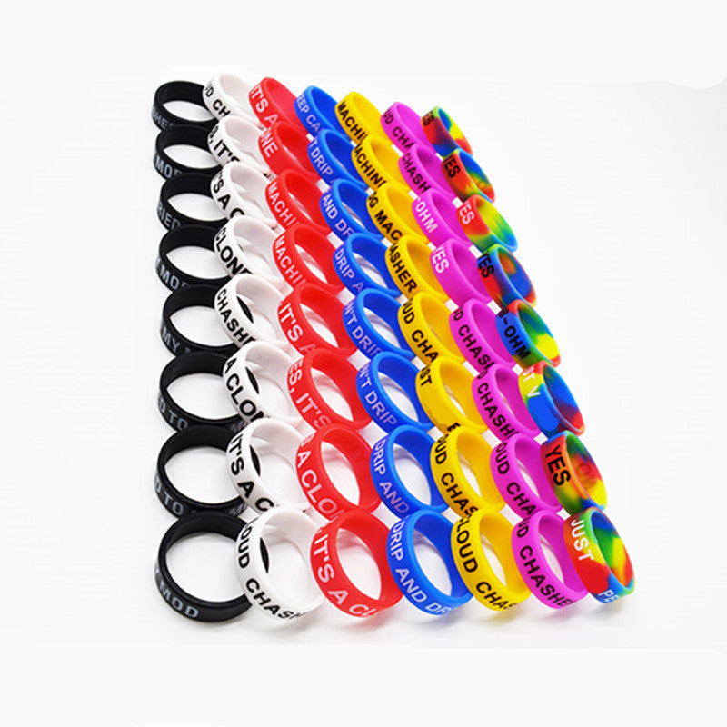 Straw Joint Silicone Ring 22*7mm Protective Sleeve for Mechanical Mod Random Color 1Pcs