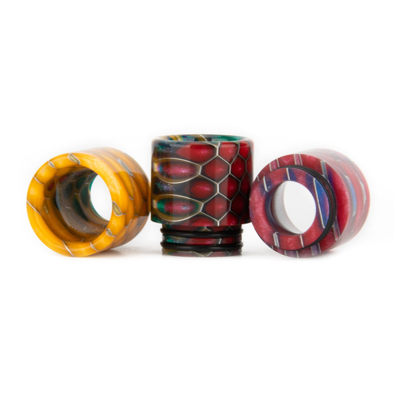 1PCS 810 Snake Skin Large Diameter Resin Straw Joint