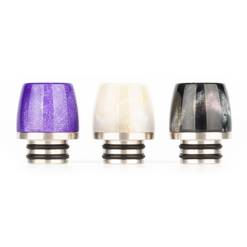1PCS 510 Tip Stainless Steel + Resin Random Color Multi Material  Interface Straw Joint