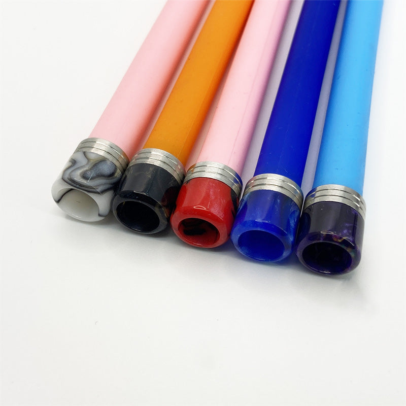 1PCS 510 Resin with Screen Anti-fry Oil Straw Joint Random Color