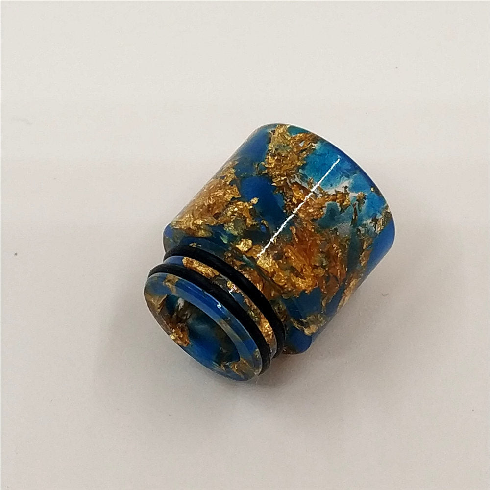 1PCS 810 Gold Spot Cylindrical Resin Straw Joint