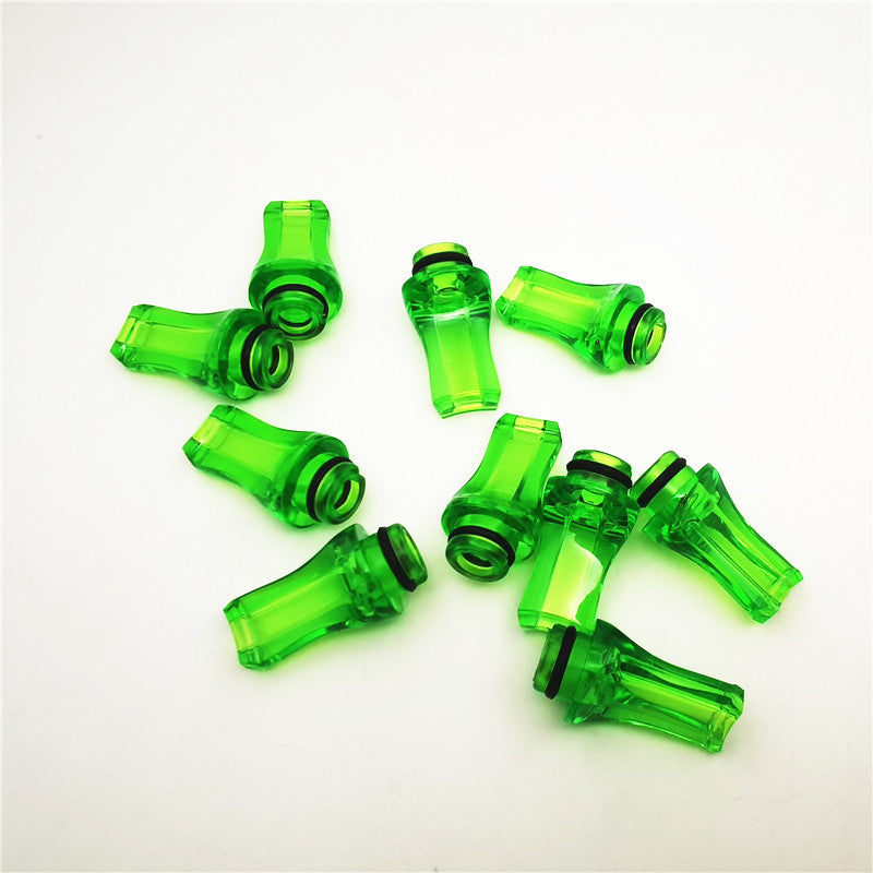 10PCS 510 Flat Mouth Plastic Acrylic Straw Joint