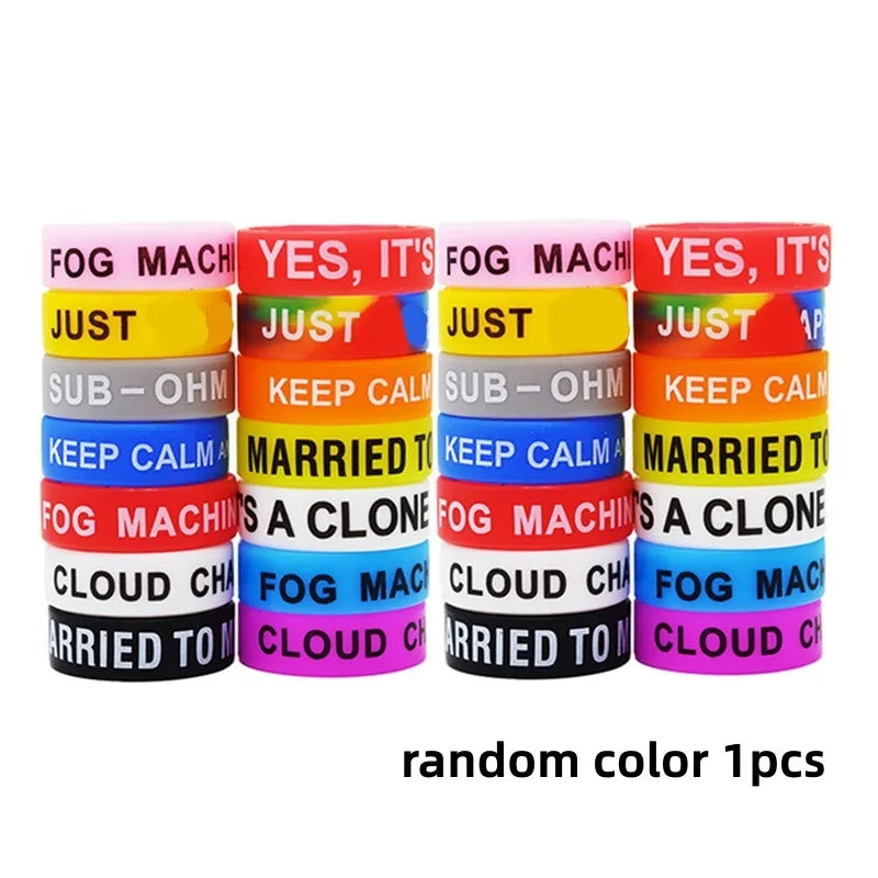 Straw Joint Silicone Ring 22*7mm Protective Sleeve for Mechanical Mod Random Color 1Pcs