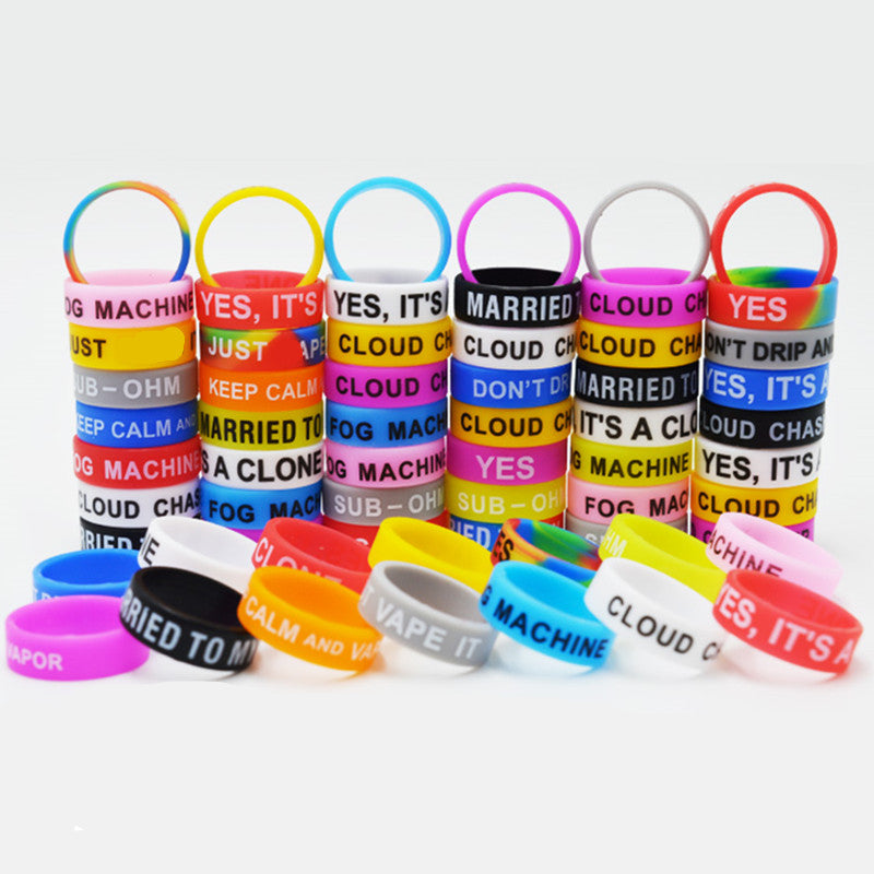 Straw Joint Silicone Ring 22*7mm Protective Sleeve for Mechanical Mod Random Color 1Pcs