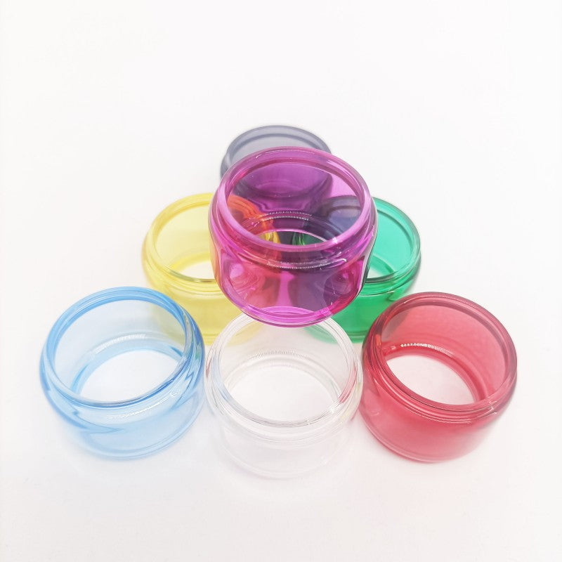 7Pcs Bulb Fatboy BUBBLE GLASS TUBE Inside Diameter ID21,ID22,ID23,ID25mm Colored