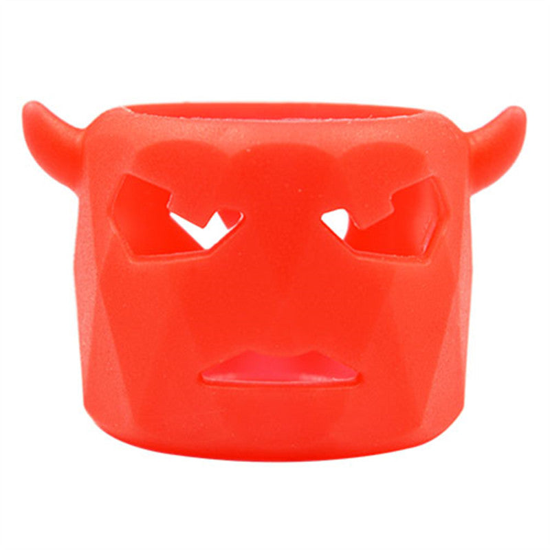 Straw Joint Oxhead Silicone Protective Sleeve 25mm*26mm for Bubble Glass Tube Mechanical Mod 1Pcs