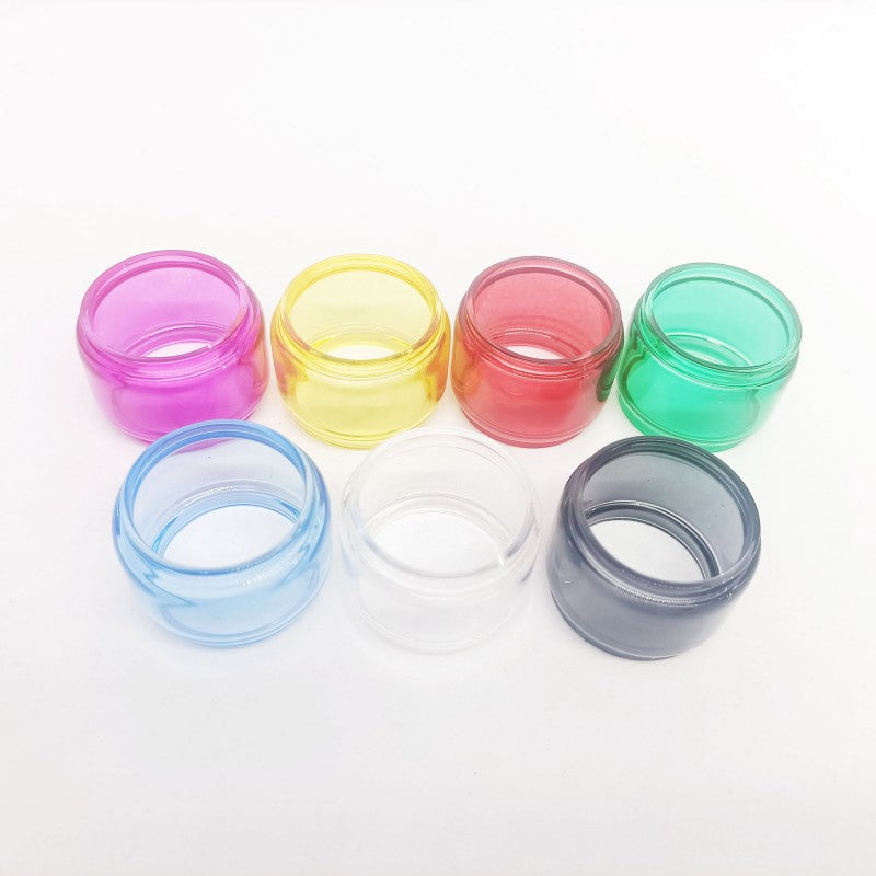 7Pcs Bulb Fatboy BUBBLE GLASS TUBE Inside Diameter ID21,ID22,ID23,ID25mm Colored