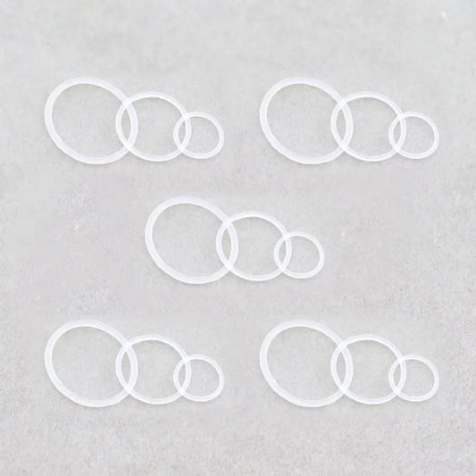 Straw Joint Rubber Sillicone Seal O-Ring for Reload RTA 24mm Accessories 1Pack