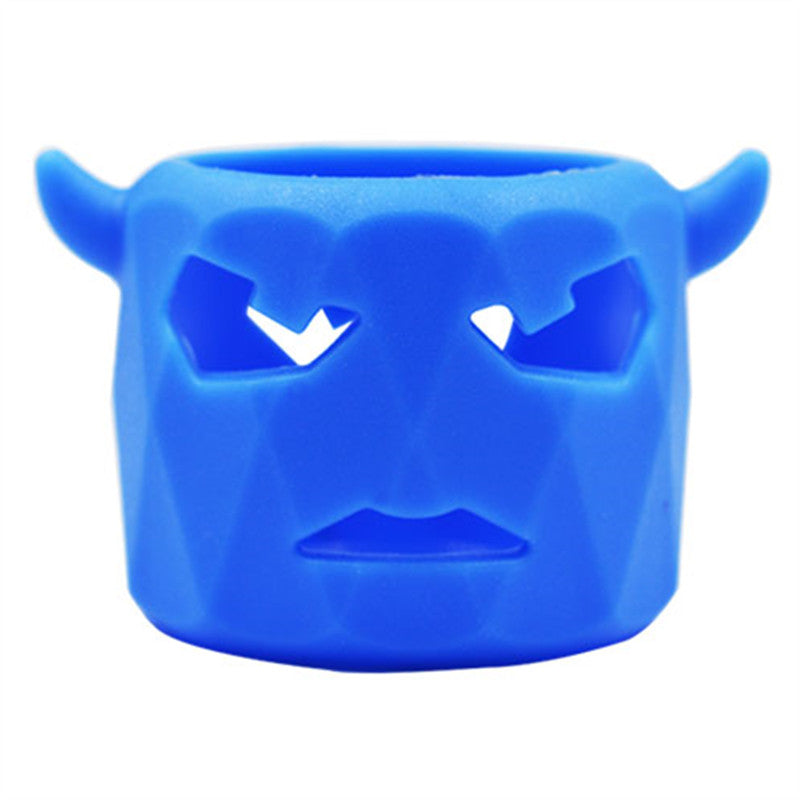 Straw Joint Oxhead Silicone Protective Sleeve 25mm*26mm for Bubble Glass Tube Mechanical Mod 1Pcs