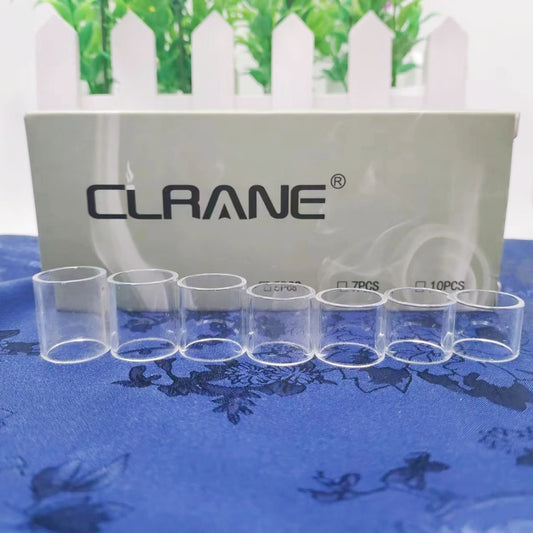 Clrane OD19mm Straight Clear Tube Tubular Glass Stand Decorative Display Base