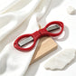 1PC Mini Eyeglass Shaped Folding Pocket Scissors, Portable Travel Small Scissors for DIY Sewing Thread Cutting & Craft Supplies