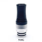 1PC 510 810 9holes Shunt anti-spitting oil Stainless Steel Plastic Combination Straw Joint