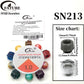 Mixed Color Crack Texture Resin Spacer Beads Set Handmade Jewelry Bracelet Accessories Material.