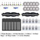 Replacement Accessories for ECOVACS X1 / T10 OMNI Robot Vacuum, Dust Bag, Mop Pads, Roller Brush, Side Brush, Filter