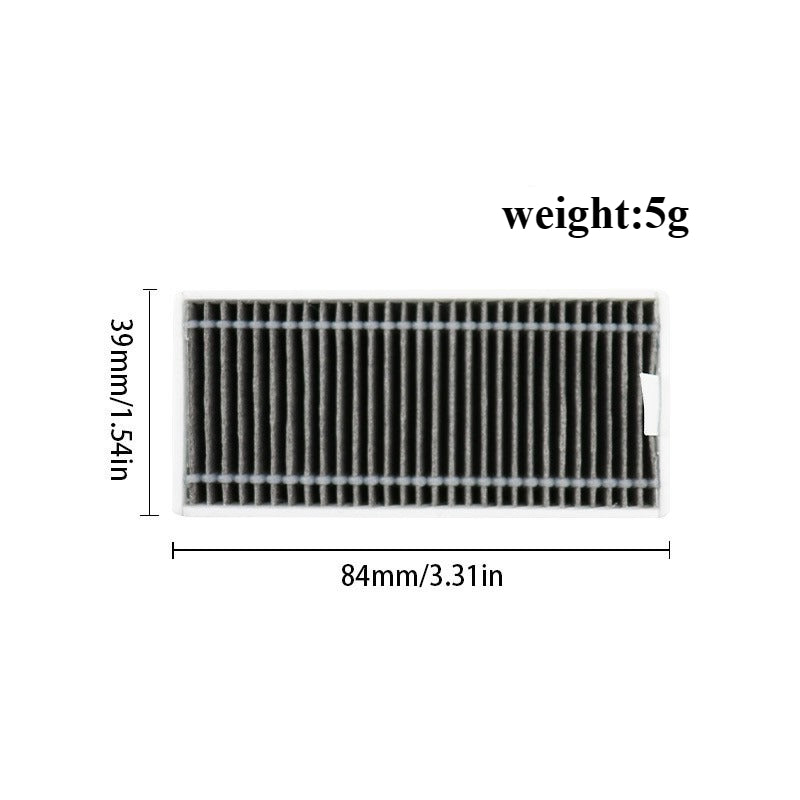 Compatible for Ecovacs T80 Consumables Robot Vacuum Cleaner Parts Roller Brush Side Brush Mop Cloth Filter Cleaning Solution Dust Bag