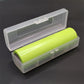 1PC Frosted White PP Battery Storage Box | Fits 18650/21700/26650 Batteries