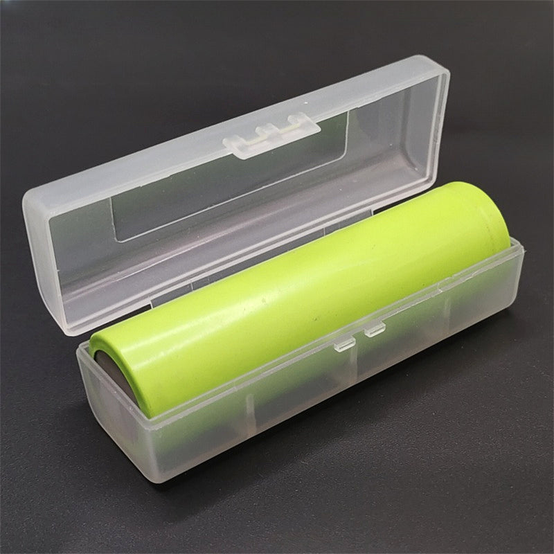 1PC Frosted White PP Battery Storage Box | Fits 18650/21700/26650 Batteries