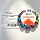 FATUBE Iridescent Stainless Steel Tube Spacer Beads Set with 1.0mm Crystal Elastic Thread DIY Bracelet Jewelry Making Supplies.
