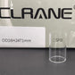 Clrane OD16mm Straight Clear Tube Tubular Glass Stand Decorative Display Base