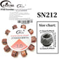 Mixed Color Crack Texture Resin Spacer Beads Set Handmade Jewelry Bracelet Accessories Material.