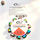 Rainbow Iridescent Stainless Steel Tube Spacer Beads DIY Jewelry Making Kit, 1.0mm Crystal Elastic Stretch Thread, Handmade Bracelet Wristband Craft Accessories Set.