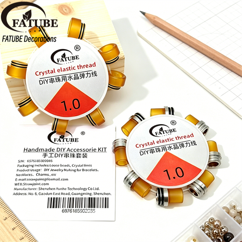 PEI material loose beads, heat-resistant and wear-resistant, handmade DIY bracelet beads and accessories.