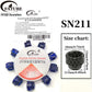Mixed Color Crack Texture Resin Spacer Beads Set Handmade Jewelry Bracelet Accessories Material.