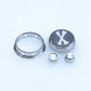 XBone Aluminum 510 X Bone Drip Tip Dot Aio V2 1 PRESS KEY Button Set Billet BB for Petri BOX DotAio 2 Colour 8