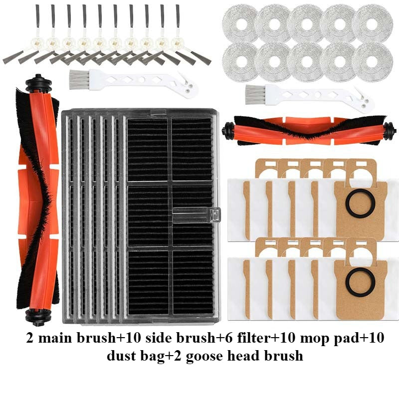 Compatible for Xiaomi MiJia Omni M30S B103CN Vacuum Cleaner Parts Main Brush Dust Bag HEPA Filter Side Brush