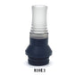 1PC 510 810 9holes Shunt anti-spitting oil Stainless Steel Plastic Combination Straw Joint