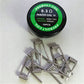 10pcs/box Prebuilt Panzer Coils 0.25Ω/0.3Ω 10Pcs - 24GA/26GA*3 + 32GA A1 Heating Wire, Tight/Loose Wound DIY Heating Elements