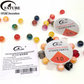 Small Waist Resin Loose Beads and Elastic Thread Set, Handmade DIY Bracelet Jewelry Making Supply Kit.