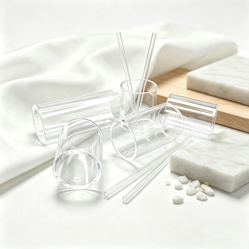 Straw Joint OD13 OD14 OD15 OD16 OD17.5 Thick‑Wall Borosilicate Glass Straight Hollow Drinking Straw Decor Accessories